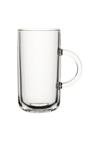 Resim Paşabahçe İconic Kulplu 4 Lü Latte Sunum Bardağı - Kupa Meşrubat Su Bardağı 