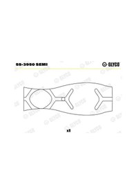Resim Glyco 553950semı Piston Kol Burcu - 6 Adettir 