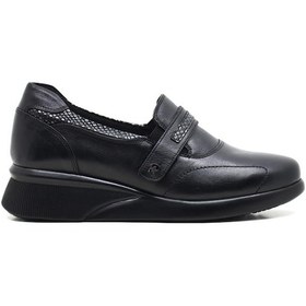 Resim King Paolo G5150 Karamel Komfort - Siyah - Kadın Ayakkabı Siyah 