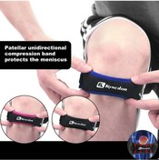 Resim Xindoker Siyah Nilon Patella Desteği - Spor Koşu İçin Ventileli, Şok Emici Ve Basınçlı Knee Band Siyah 
