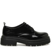 Resim Butigo 25K-2110 5PR Siyah Kadın Oxford Ayakkabı 