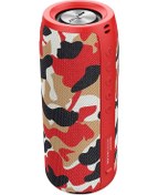 Resim Samdoo Zealot S51 Ipx5 Su Geçirmez Bluetooth Hoparlörü 5.0 Sürümü 5wx2 Hoparlör 15m İletişim Mesafesi Kırmızı Kamuflaj 