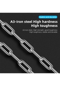 Resim Batı Bisiklet 0.65m Alaşımlı Zincir Kilit, 4 Haneli Çok Renkli 