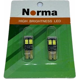 Resim Norma 12V Dipsiz Ampul T10 18 Ledli Beyaz Cb 2 Ad N11.2497 