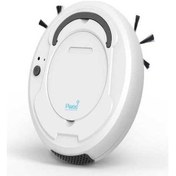 Resim Aitong 1800pa Güçlü Emişli Robot Süpürge - Halı & Sert Zemin 3ü1 Arada Oto Şarj Beyaz Beyaz 