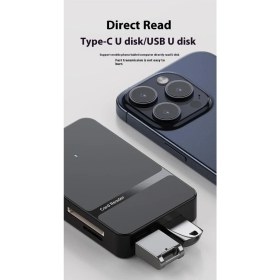 Resim MT84 8in1 Multi Girişli CF Kart Okuyucu Mac iPhone 15 16 Uyumlu OTG Telefon Type-C 5Gbps Veri Aktarımı 