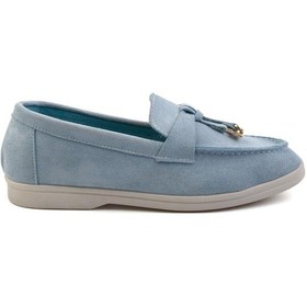 Resim Bebe Mavi Kadın Loafer Ayakkabı K01140004672 Bebe Mavi 
