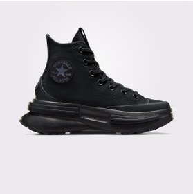 Resim Converse Run Star Legacy Cx Unisex Siyah Platform Sneaker 