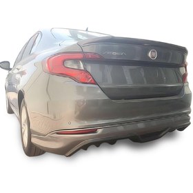 Resim Drs Tuning Fiat Egea Uyumlu Sedan (2015 - 2018) Arka Tampon Eki - Difüzör (PLASTİK) 