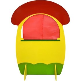 Resim Temel Anaokulu Ahşap Kukla Sahnesi 