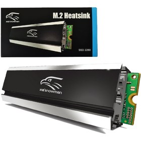 Resim Snowman Heat Pipe M.2 2280 Ssd Bakır + Alüminyum Nvme Ngff M2 Soğutucu 