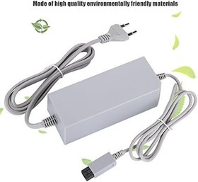 Resim Wii için Asixx Şarj Cihazı, Wii için Güç Adaptörü Kablosu, 110-240V (AB) 