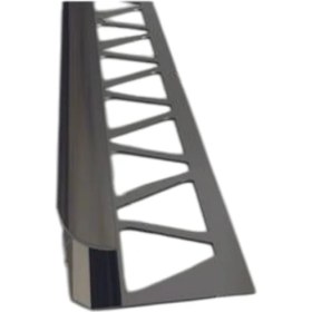 Resim 12 mm Alm. Seramik Iç Köşe Profili Parlak Gri 2.7 mt Boy 