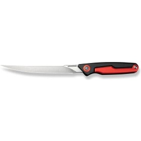 Resim Civivi Shawka Folding Fillet Knife Black And Red Aluminum Handle Çakı Kırmızı 