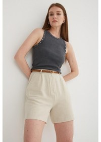 Resim Fashion Friends Kadın Pileli Şort 25y0320k1 Krem 