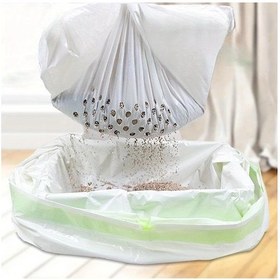 Resim Gateesat 7 Adet Kedi Kumu Filtre Torbası Sızma Ve Sızmasız Poşetler Atık Çöp 