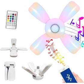 Resim Gold Or-1003 Müzik Lambası Led Tavan Rgb Animasyanlu 220v E27 Duy Bluetooth Kumandalı 