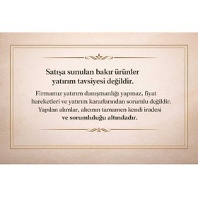 Resim W-Design Külçe Şeklinde Saf Lama Bakır 99,99 Cu 500 gr 