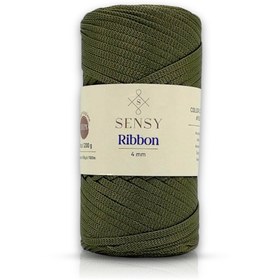 Resim Sensy Premium Ribbon 4Mm Polyester Makrome İp - Haki 