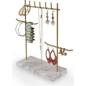 Resim Gold-Beyaz Takı Standı 