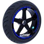 Resim Reflektif Mavi Moto GP Stili Jant Şeridi Sticker Çınar Extreme 