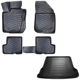 Resim Dacia Logan Mcv 3D Havuzlu Paspas+Bagaj Havuzu 2005-2012 Arası N11.32943 