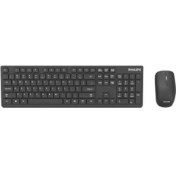 Resim Philips SPT6602B/62 2,4 Ghz Kablosuz Multimedya Klavye Mouse Set Siyah 