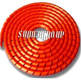 Resim Helezon Pano Kablo Toplama Spiral No 2- 8 Mm Rulo Kırmızı 100 Mt 