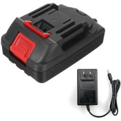 Resim Mufunye Taşınabilir Mini Açılı Taşlama Seti - 1300mah Şarjlı Pil + Adaptör İlaveli Kompakt Şarj Edilebilir Model 