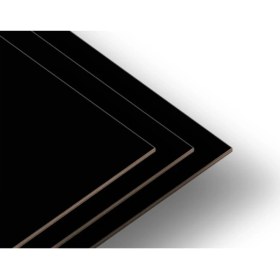 Resim 20X50 Cm, 3mm Kalınlık, Siyah Laminat Kaplı Mdf Tabaka, 1 Adet 