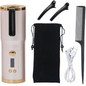 Resim Vkemall Kablosuz Otomatik Saç Maşası - 6 Sıcaklık & Zamanlayıcı, Usb Şarjlı Hızlı Isınma 