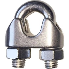 Resim Paslanmaz Krom Klemens. Halat Klemensi. 6mm 