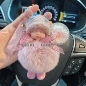 Resim Silver1 Gıoıo Yeni Ipek Eşarp Anahtarlık Kişiselleştirilmiş Inci Papyon Çanta Çekicilik Dokuma Anahtarlık (Yurt Dışından) 