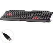 Resim Hadron Kablolu Oyuncu Klavye Q Multımedıa Hadron HD-869 