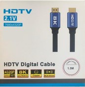Resim 8K Ultra Hd 2.1V 7680X4320P Çözünürlük Destekli 1.5Mt Hdmi Kablo 