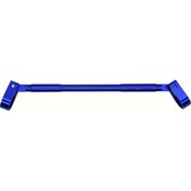 Resim Chuangyinshop Blue Motorcycle Cnc Denge Çapraz Bar Kolu Kırmızı Anodize Alüminyum Alaşım 