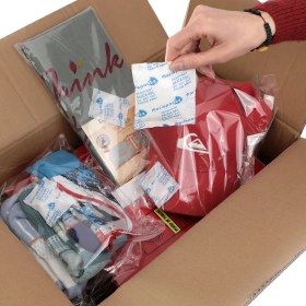 Resim Marispacks 500 G x 2 Adet Silikajel Nem Alıcı Paket (Nonwoven, Metalize Doypack Ambalajda) 