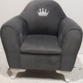 Resim Dzgn Home Isimli Kişiye Özel Çocuk Koltuğu 1-6 Yaş -Koyu Gri 