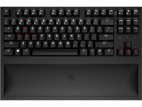 Resim OMEN Spacer Kablosuz TLK Kahverengi Cherry MX Mekanik Anahtarlı Oyuncu Klavyesi İngilizce - Siyah 9BU31AA HP