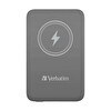 Resim Verbatim MCP-10GY 10000 MAh With USB-C 15W Magnetic Wireless Powerbank Gri 