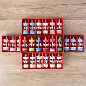 Resim 1 Set Ahşap Dönme Dolap, Çok Renkli Merry-Go-Round, Noel Hediyeleri, Süsler, Sevgililer Günü, Doğum Günleri, Seyahat Hatıraları, Mezuniyet vb. İçin Uygun - Elektrik Gerekmez 