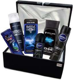 Resim NIVEA Damat Bohçası Damat Çeyiz Sandığı Nişan Bohçası Erkek Bakım Seti Sabmar Damat Çeyiz Sandığı 2023001k 