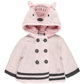 Resim Boboli Kışlık Kız Bebek Kapüşonlu Hırka Pembe - Pembe / 3 Ay 