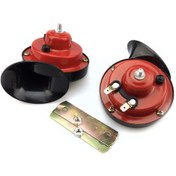 Resim Dianziye 12v Çift Tonlu Salyangoz Klipsi - Abs Malzeme, 110db, Otomobil Motosiklet Elektrikli Araçlar İçin, 2 Adet + Aksesuar Seti 