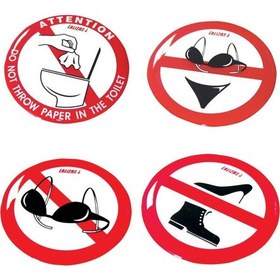 Resim Silikon Etiket 80Mm No Shoes 