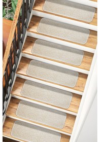 Resim Kare Bukle Halıdan Ekonomik Basamak Ve Merdiven Paspası - Bej / Adet Olarak Satılır Null 