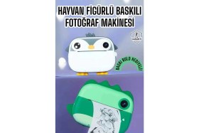 Resim Hsc Bilişim Çocuklar Için Fotoğraf Makinesi Anlık Baskı Makinesi Hd Görüntü Kalitesi 