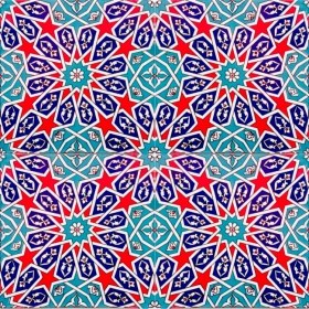 Resim Kütahya Hedef Çini AC17 20 x 20 Dekoratif Çini 