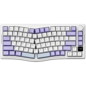 Resim Ajazz Aks075 Ergonomik Mekanik Klavye-tft Ekranlı, Bt5.1/2.4g Wireless/usb-c Kablolu, 5000mah Batarya 