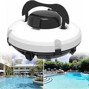 Resim Automatic Robotic Pool Cleaner Smart Cordless Pool Vacuum Robot, Rechargeable Battery, 120 Minute Run Time, for Above Ground Pools 